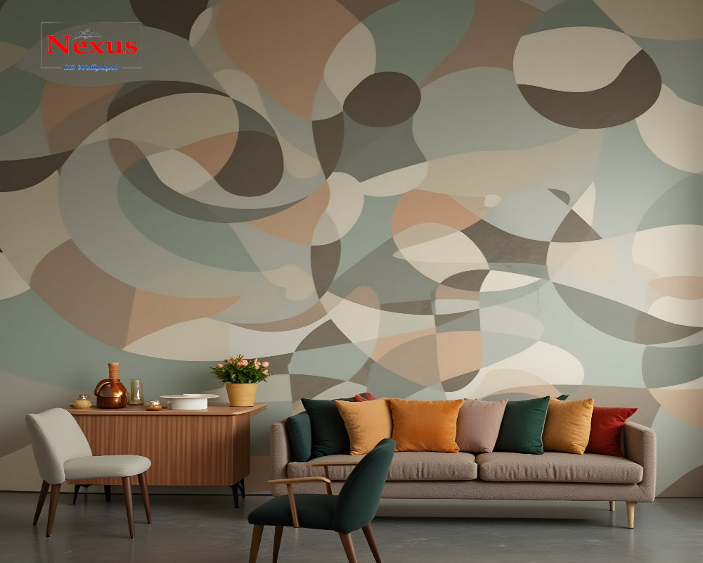 3D Wallpaper Modern Mingle